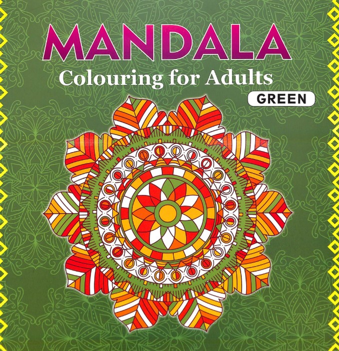 Mandala Colouring For Adults Green